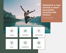 Aktív És Kalandos - Alap HTML-Sablon