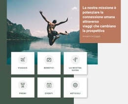 Il Miglior Design Del Sito Web Per Attivo E Avventuroso