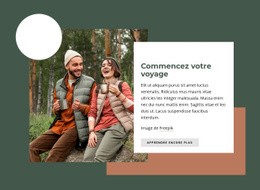 Commencez Votre Voyage - HTML Generator