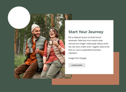 Start Your Journey - Free HTML Template