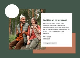 Indítsa El Az Utazást - HTML Oldalsablon