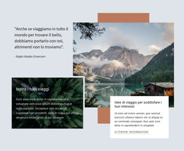 Modello CSS Per Agenzia Di Viaggi Aziendali Premium