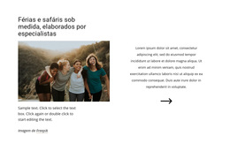 Safaris Feitos Por Especialistas - Modelo De Site Profissional