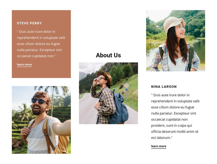 Family-owned travel agency Template