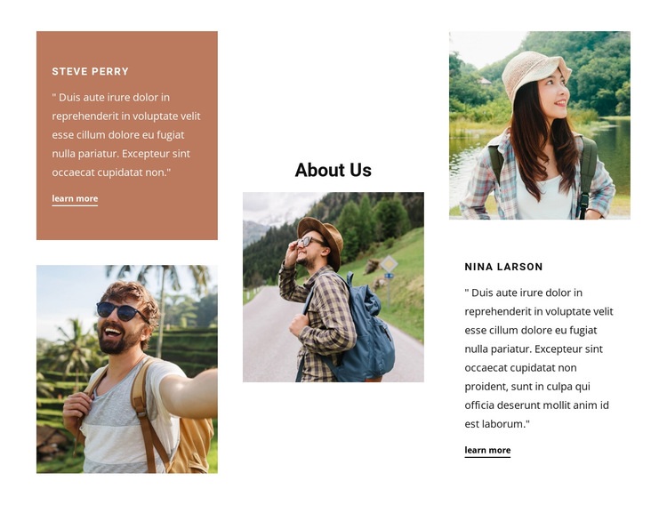 Family-owned travel agency Wix Template Alternative