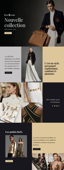 Mode Ralph Lauren - Créateur De Sites Web Fonctionnels