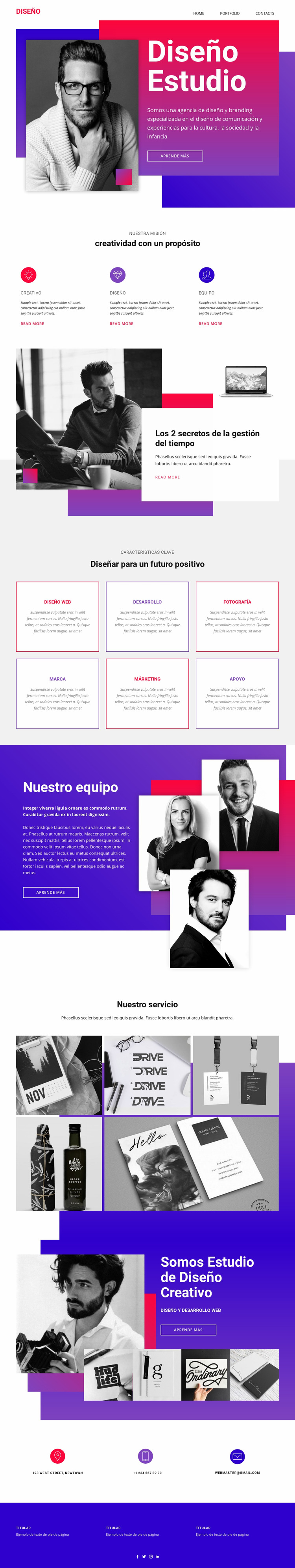 Tiempo arte diseño web Plantilla Joomla