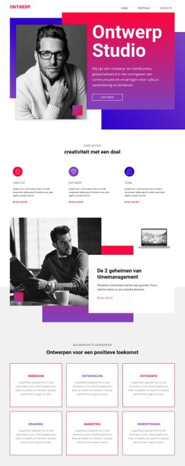 Tijd Webdesign Kunst - Bestemmingspagina Met Hoge Conversie