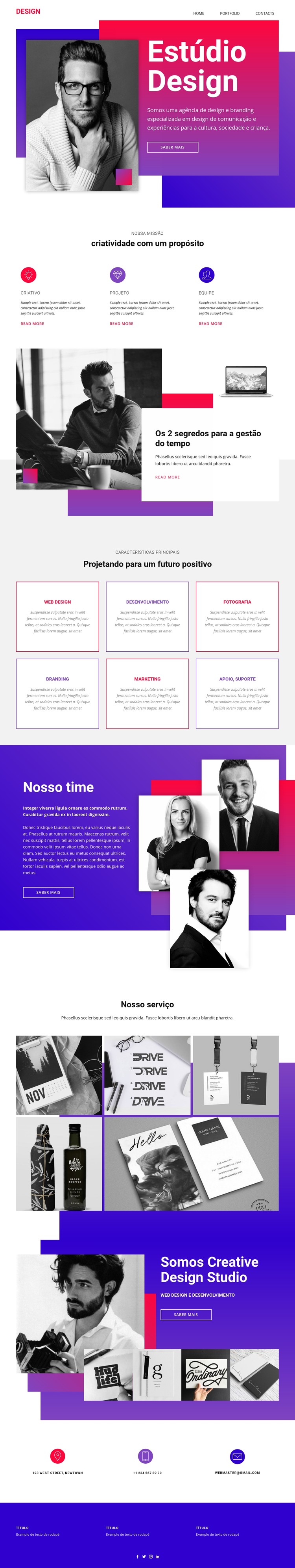 Time web design art Template CSS