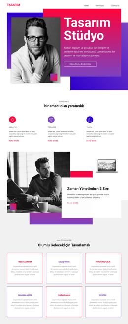 Zaman Web Tasarım Sanatı - HTML Ve CSS Şablonu