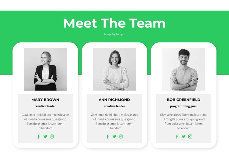 Meet our experts Web Design