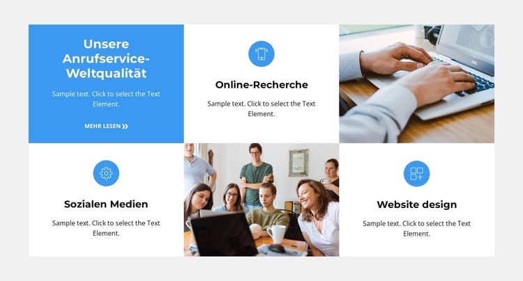 Was sind die wichtigsten Prinzipien Website Builder-Vorlagen