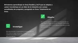 Del Diseño A La Victoria - Plantilla De Página Web