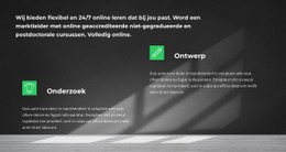 Van Ontwerp Tot Win Sjabloon Over De Volledige Breedte