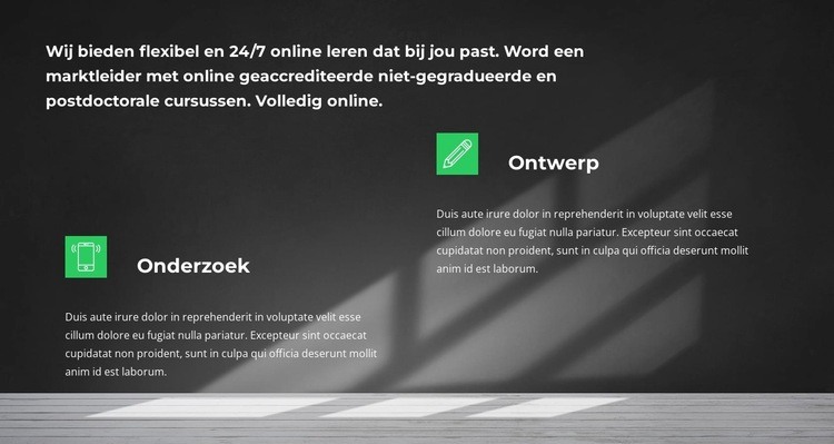 Van ontwerp tot win Website mockup