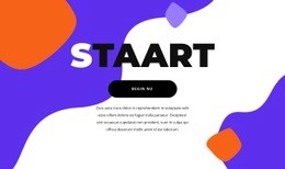 Lancering Van Het Project - Modern Siteontwerp