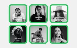 Equipe De Liderança Criativa Modelo