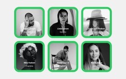 HTML5 Responsivo Para Equipe De Liderança Criativa