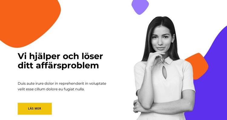 Vi arbetar från hjärtat CSS -mall