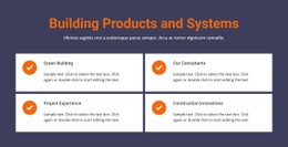 Building Products And System Single Page Template