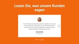 Testimonials-Block Mit Schieberegler - Ultimatives Website-Design