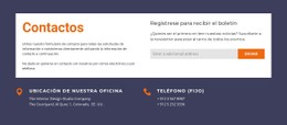 Formulario De Contacto En Cuadrícula Blanca Plantilla CSS Sencilla