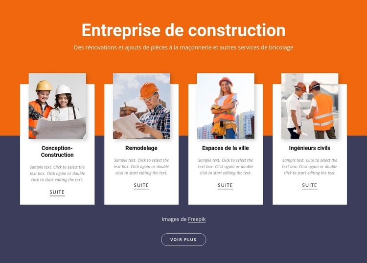 Répéteur de grille et images superposées Modèles de constructeur de sites Web