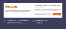 Formulaire De Contact En Grille Blanche – Modèle Joomla 2024