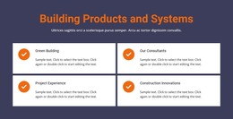 Building Products And System - Free Template