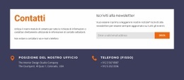 Modulo Di Contatto In Griglia Bianca - Generatore Di Siti Web Multiuso Creativo