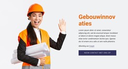 Gebouw Ontwerpers - HTML-Paginasjabloon