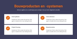 Bouwproducten En Systeem - Functionaliteit WordPress-Thema