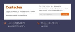 Contactformulier In Wit Raster - Eenvoudig Websitemodel