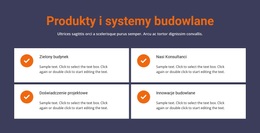 Produkty I Systemy Budowlane - Funkcjonalność Motywu WordPress