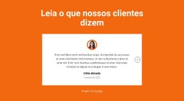 Bloco De Depoimentos Com Controle Deslizante