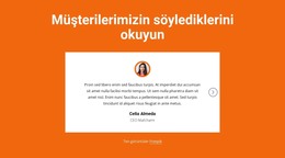 Kaydırıcılı Referanslar Bloğu