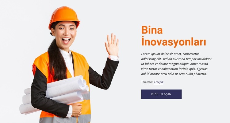 Bina tasarımcıları Joomla Şablonu