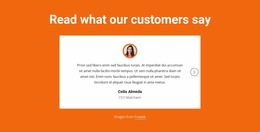 Testimonials Block With Slider