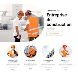 Entreprise De Construction De Londres Modèle CSS Réactif