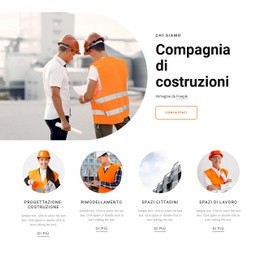 Impresa Edile Londinese - Generatore Di Siti Web Reattivi