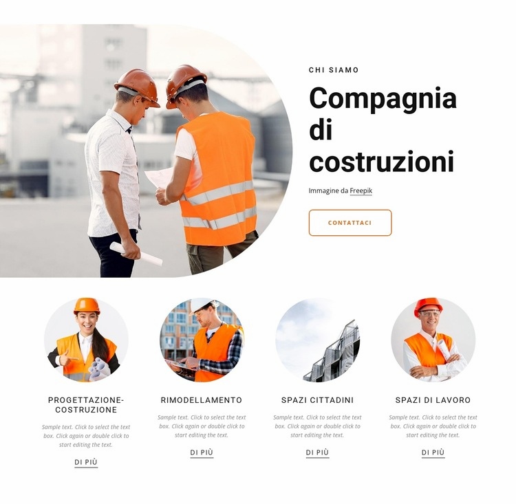 Impresa edile londinese Progettazione di siti web