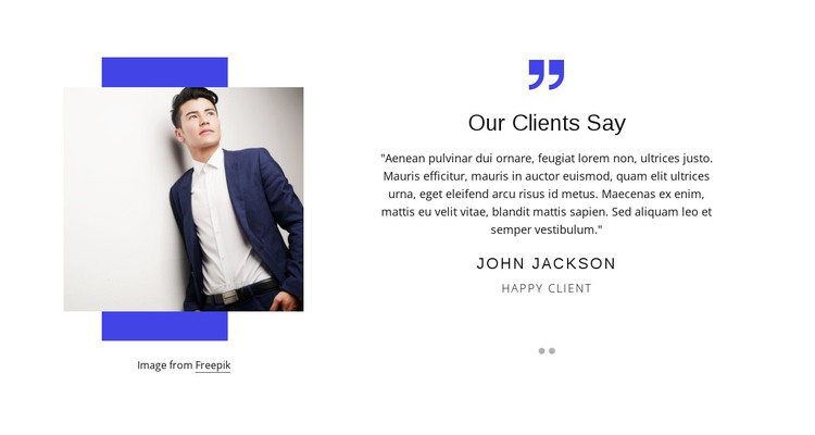Our clients say Web Design