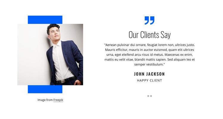 Our clients say Web Page Design