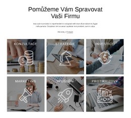 Pomáháme Řídit Vaše Podnikání – Jednoduchá HTML Šablona