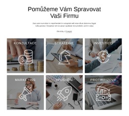 Pomáháme Řídit Vaše Podnikání – Drag & Drop Téma WordPress