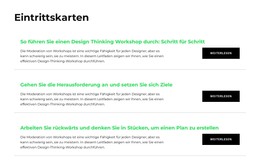 Kauf Ein Ticket - HTML-Seitenvorlage