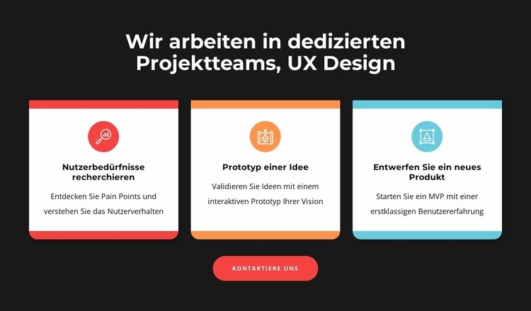 Wir erstellen super tolle Grafikdesigns HTML Website Builder