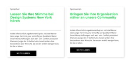 Kreativunternehmen Weltweit - Zielseitenvorlage