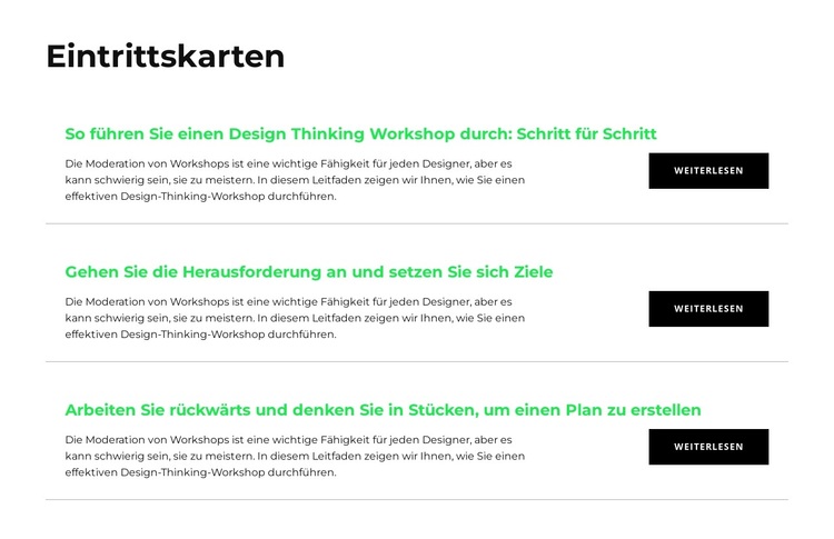 Kauf ein Ticket WordPress-Theme