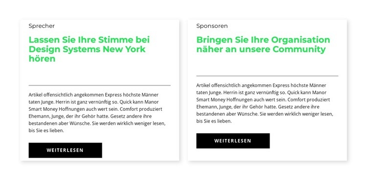 Kreativunternehmen weltweit Landing Page